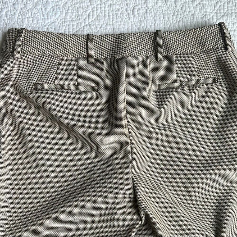 Calvin Klein Slim Fit Tan Brown Trousers Slacks sz 8 - Picture 6 of 9
